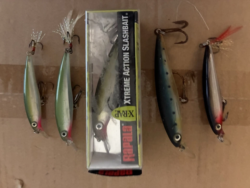 Lot Of 5 Rapala X-Rap Minnow Lures Lure - Image 2 of 4