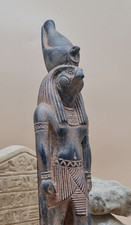 Rare Ancient Egyptian God of Sky Horus Pharaonic Statue Antiques Unique BC