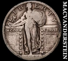 1918 Silver Standing Liberty Quarter - Scarce  Semi-key  Better Date  #J7964
