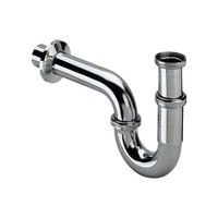 "RöHren-Siphon Geruchverschluss Standard 1 1/4\" Chrom - FüR Waschtisch - Chrom"