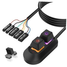 Desktop Computer Power Switch Power Supply Cable, External PC Power Button