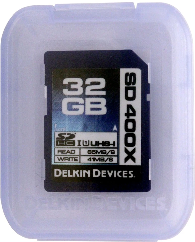 Delkin 32GB SDHC 400X UHS-I Better Grade Memory Card - Lifetime Warranty - Image 4 of 4