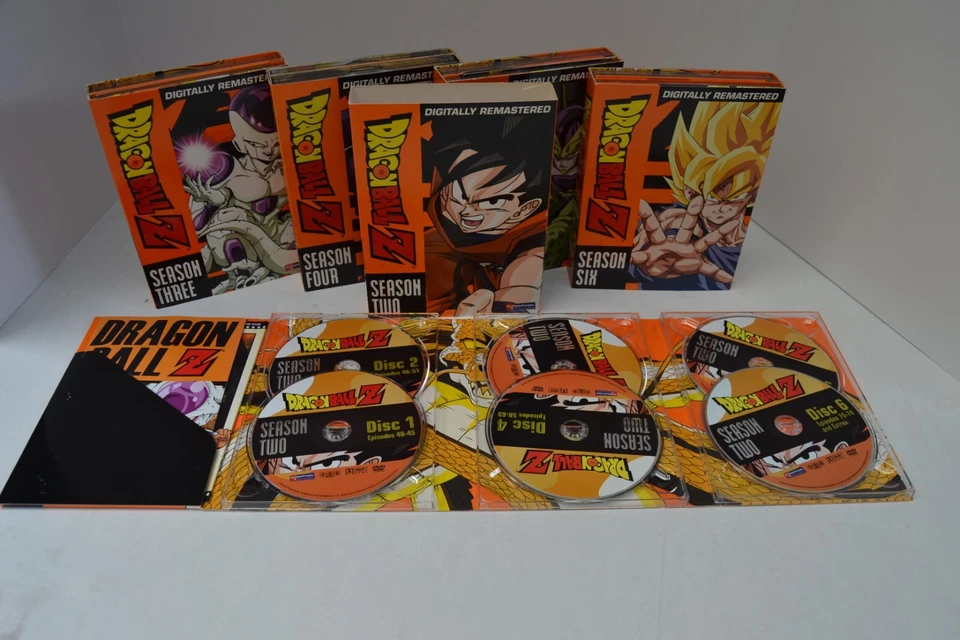 DRAGON BALL Z DIGITALLY REMASTERED SIX SEASONS DVD COMPLETE W/BIO' ON CHARACTERS - Image 4 of 4