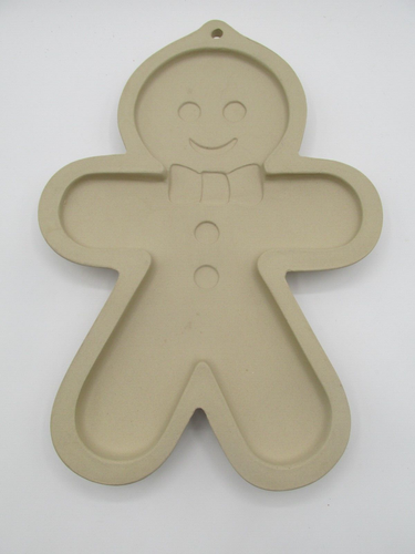 SASSAFRAS SUPERSTONE STONEWARE COOKIE GINGERBREAD MAN MOLD 12" MADE IN U.S.A.! - Picture 1 of 5