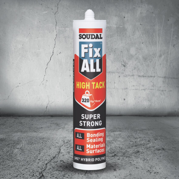 Soudal Fix All Super Strong Sealant/adhesive 290ml Cartridge White for