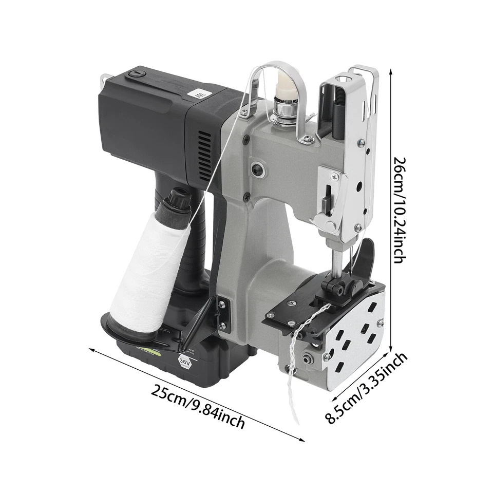 Máquina de cierre de bolsas, máquina de coser de bolsas, máquina de cierre de bolsas portátil Foto 2 de 4