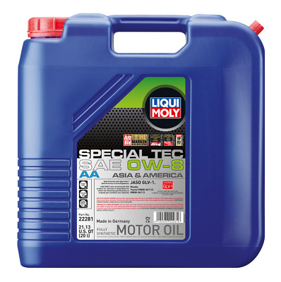 Liqui Moly Special Tec AA Motor Oil 0W-8 Fully synthetic 20L