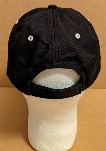 Chicago IL Skyline Black Baseball Hat Cap Adjustable Hook&Loop Cotton Adult - Picture 5 of 7