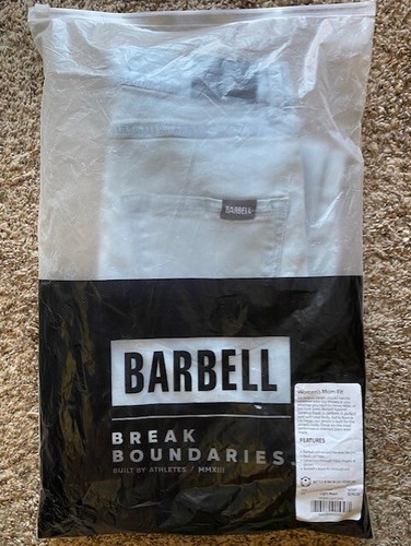 NWT Barbell Apparel Jeans Womens 25 Light Wash Mom Fit Stretch Tapered Denim - Picture 8 of 9