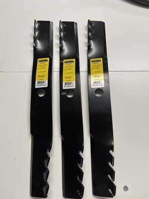 Qty/3 21'' XHT Predator 2 B1PD5041 Gator Blades for 60'' Cut John Deere M128485