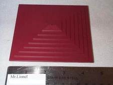 American Flyer 792 793 799 Passenger Station Roof Maroon NOS EX!