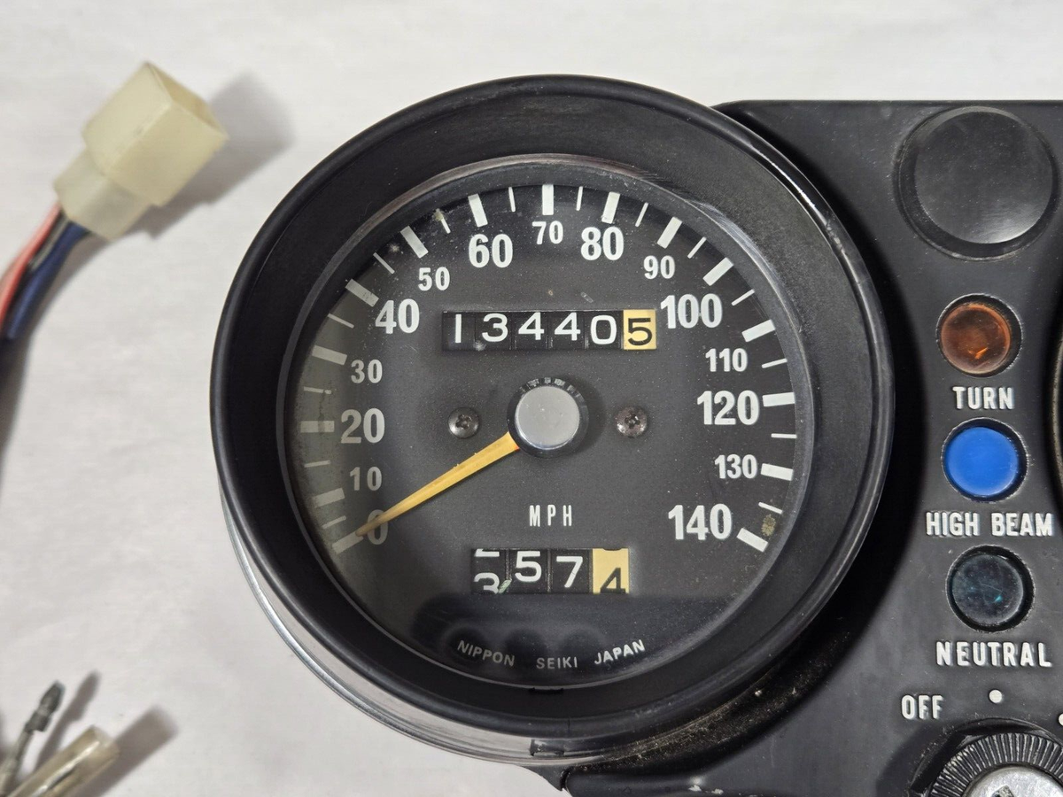 KMページ 1974-1976 Kawasaki H1 Speedometer and Tachometer Gauge Set, KH500