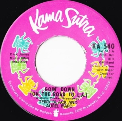 Terry Black And Laurel Ward Goin Down (On The Road To L. A.) NEAR MINT