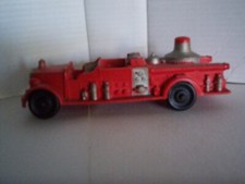 Vintage Auburn Rubber Fire Dept. Pumper, 500, 2, Black Wheels, Mint-U.S.A.