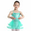 thumbnail 78  - Girls Ballet Tutu Skirt Kids Shiny One-Shoulder Dress Jazz Performance Dancewear
