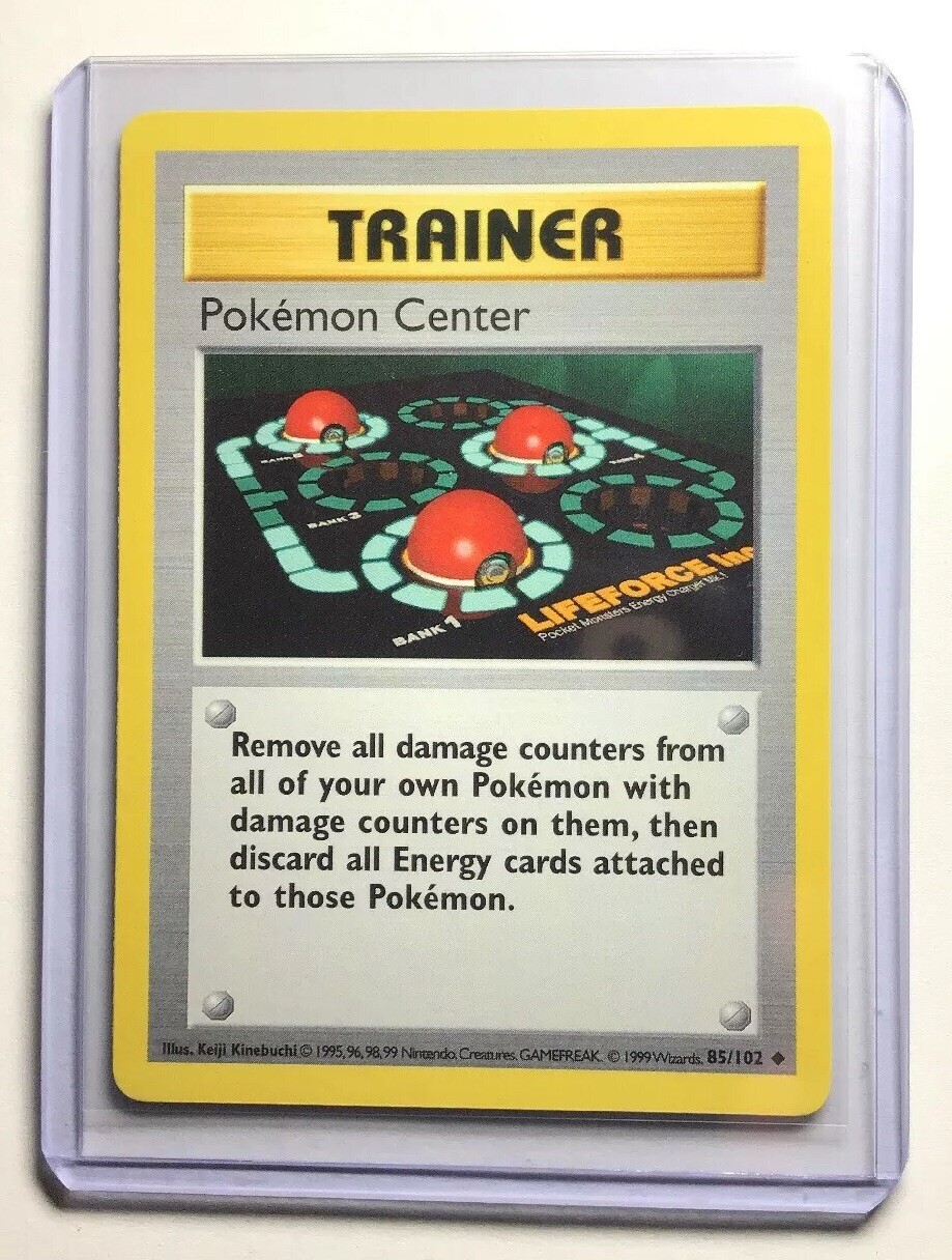 POKEMON CENTER - 85/102 - SHADOWLESS Base Set - Pokemon Card - EXC / NM