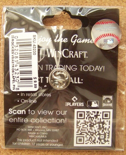 2023 Houston Astros vs Colorado Rockies pin at Coors Field MLB c43749 - Picture 7 of 9