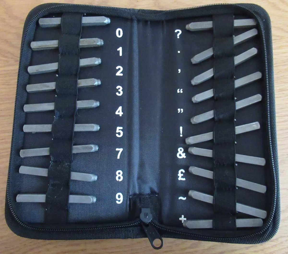 Jewellery Maker TV Numbers and Symbols Metal Stamping Tool Set