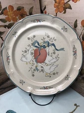 International MARMALADE Chop Plate (Round Platter) 3926209 Three Geese Design