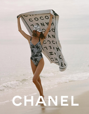 23M COCO BEACH CHANEL BLACK WHITE CC LOGO BASEBALL CAP E HAT M | eBay