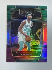 2021 Panini Select Kai Jones #98 Green White Purple Prizms RC