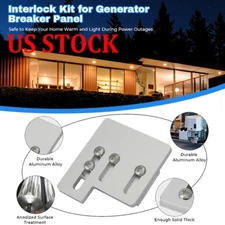 Aluminum Generator Interlock Kit for Square D QO / Homeline 150 & 200 Amp Panel