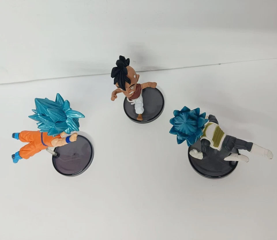 Lote de 3 Dragonball Z World DBZ goku uub vegeta pvc estatua figura 3" #d2 Foto 3 de 4
