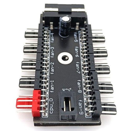 4pin PC Motherboard Fan Splitter 10 Port Hub PWM Cable Connector IDE Power Wire - 第 10/12 張圖片