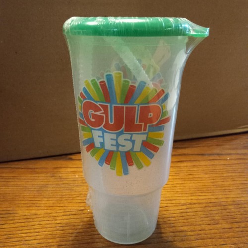 7-11 Gulp Fest Drinking Plastic Tumbler Cup 2017 Green Lid | eBay