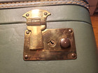 OLD Vintage Belber GREEN Neolite Hard Train Case, cosmetics, luggage, SEE PICS!! — photo 4