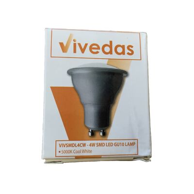Vivedas 4w 5000k kaltweiß 240v GU10
