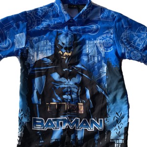 batman button down shirt