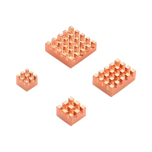 Efficient Cooling Pad Copper Heatsinks 4PCS Pack For RPI 4B 1G 2G 4G Long Use