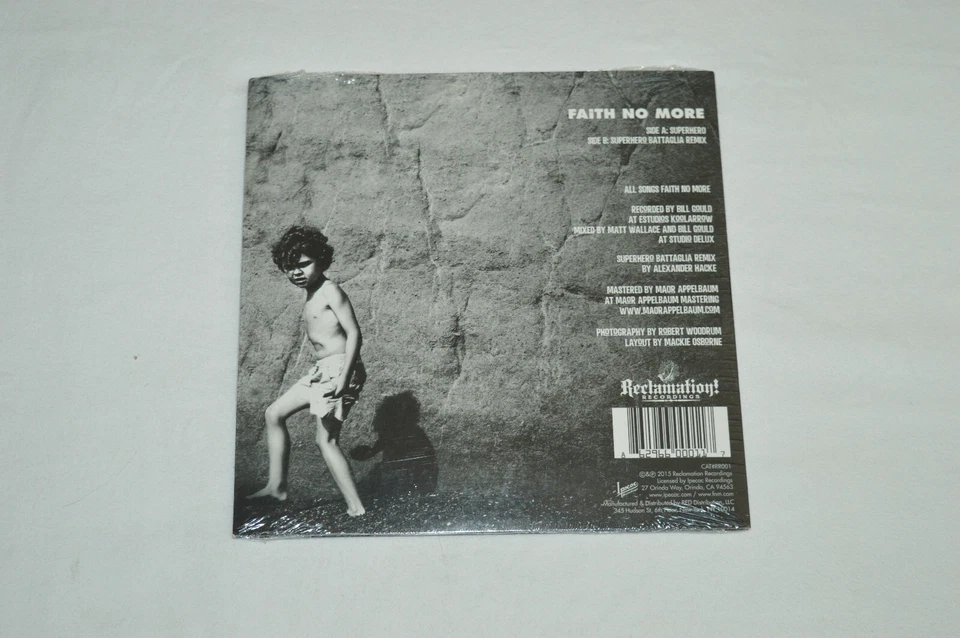 FAITH NO MORE Superhero 7" NEW SEALED Rock Vinyl Battaglia Remix MIKE PATTON - Image 2 of 2