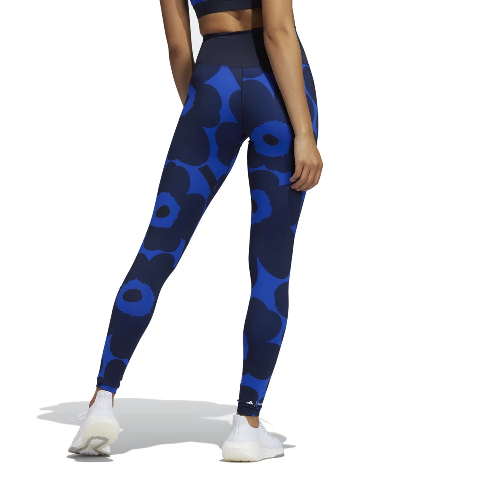 Medias Adidas Marimekko Azul Floral Para Mujer Originales Believe This Long PVP £55 Foto 2 de 4