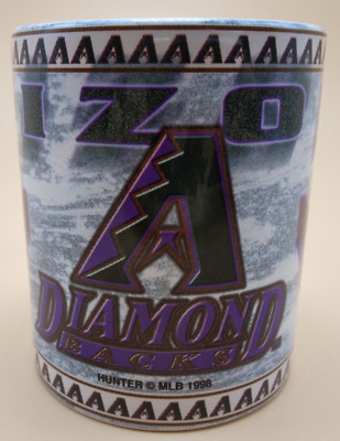 Coffee Cup Mug Arizona Diamondback Inaugural Season Baseball MLB Linyi 1998
