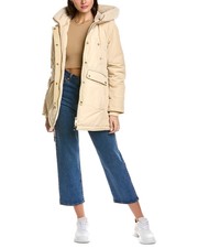 Nb Series By Nicole Benisti Aurora Leather-trim Down Coat Women's