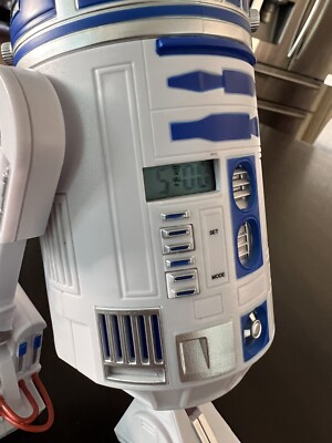 STAR WARS R2D2 Projection Talking Alarm Clock Rare Parallel Import