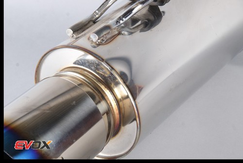 HKS TITANIUM BLUE STAINLESS STEEL STRAIGHT FLOW INLET 2.5 IN Out 4 IN - Picture 5 of 6