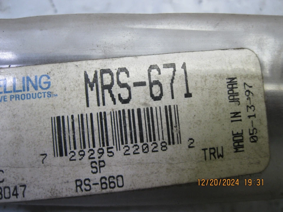 Engine Rocker Arm Shaft-Stock Melling MRS-671 Foto 3 de 3