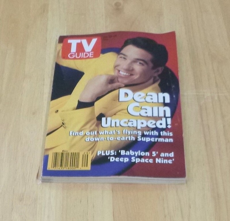 TV Guide July 22-28  1995 Dean Cain Uncaped!-Superman Cover   Charlotte NC Ed