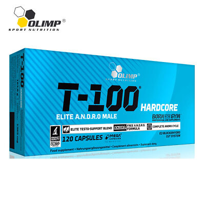 T-100 HARDCORE - Testosterone Booster - Elite Testo-Support - Andro Male Cycle