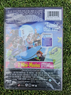 Hotel Transylvania 3: Summer Vacation (DVD/Digital Copy) NEW
