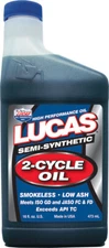 LUCAS OIL Semi-Synthetic 2T 2-Cycle/ 2-Stroke Pre-Mix Engine Oil 16oz
