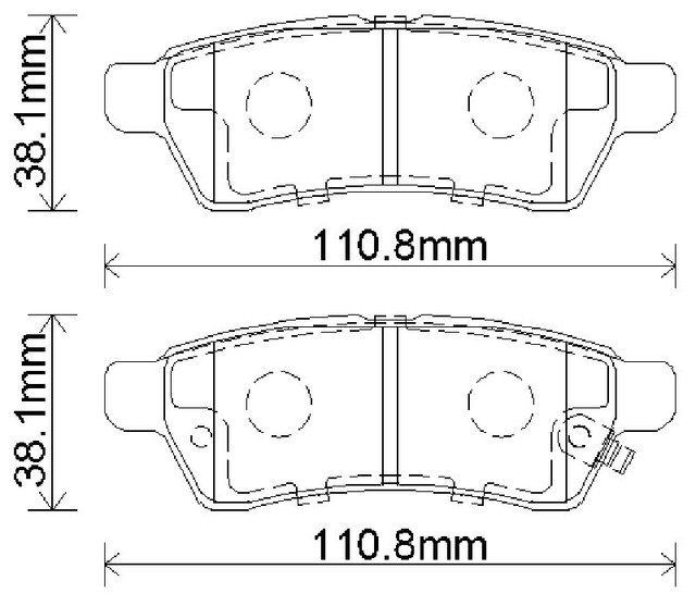 Rr Disc Brake Pads ASIMCO Global APD11001526 eBay