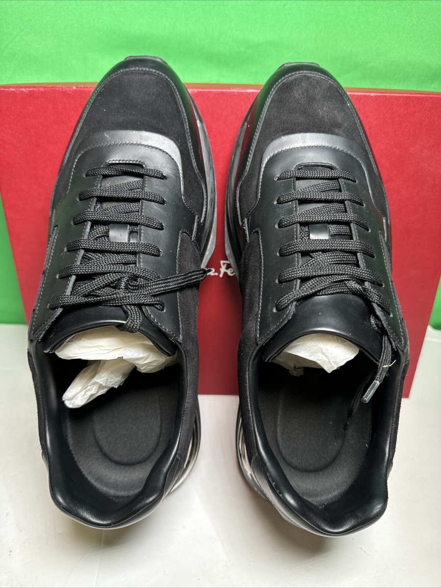 Size-9 Salvatore Ferragamo Brooklyn 717045 Nero Calf | eBay