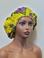 African Print Hair Bonnet