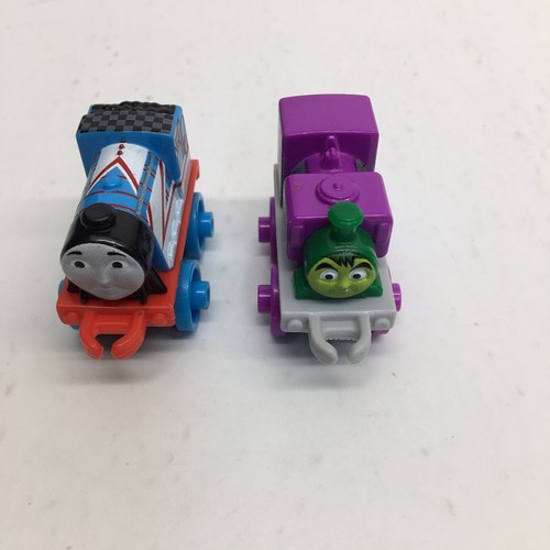 Mini Trenes Thomas & Friends Espeluznante Percy, Winter Sidney, BB Luke, Racer Gordon - Imagen 7 de 12