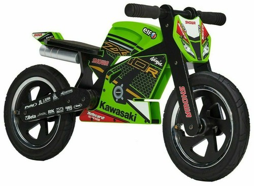 KIDDIMOTO KAWASAKI KIDS BALANCE BIKE 