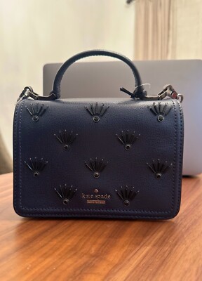 Kate Spade Patterson Drive Embellished Maisie Crossbody, Navy